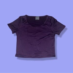 Olivia Rae Royal Purple Crop Top